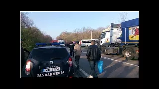 Accident cu 12 victime în Teleorman, pe DN6. A fost activat planul roșu de intervenție