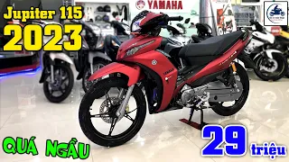 Jupiter 115 FI 2022 ĐỎ NHÁM tuyệt ĐẸP ▶️ 29 triệu 1 em Jupiter 2022 🔴 GIÁ XE MÁY VLOGS