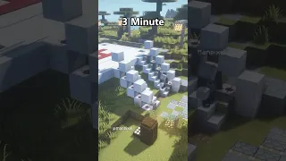 Minecraft Automatic Stairs at Different Times (World's Smallest Violin) #shorts