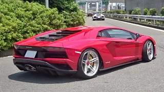 【大黒PA】スーパーカー加速サウンド／ Supercars sound in Japan. 670SV, AventadorSVJ, and more‼️