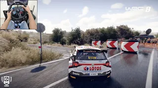 Volkswagen Polo R5 - WRC 8 FIA World Rally Championship | Logitech g29 gameplay