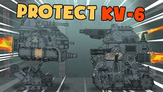 Mission: Protect KV-6 at all costs - Cartoons about tanks