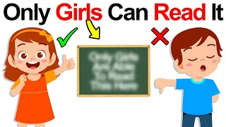 Only Girls Can Read This.. (Can You?)