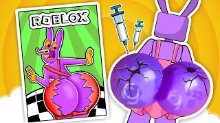 🎪Paper diy🎪 Digital Circus Jax cosmetic surgery BIG Balloon implants - Murmur Craft