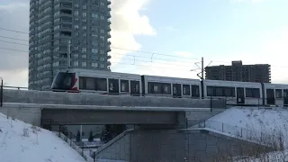 O-Train Line 1 (Confederation Line): Turnaround Action between Hurdman and Tremblay (Jan 16, 2020)