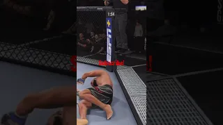 UFC 4: Brutal Overhand! #ufc #ufc4 #mma #gaming #subscribe #knockout #shorts