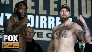 Deontay Wilder vs Robert Helenius | WEIGH-IN | PBC ON FOX