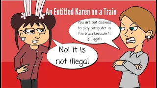 An Entitled Karen on a Train (Animation) FIRST WRAPPER OFFLINE ANIMATION VIDEO