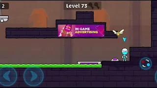 Red And Blue StickMan 2 Level 71 - 75 Android Gameplay