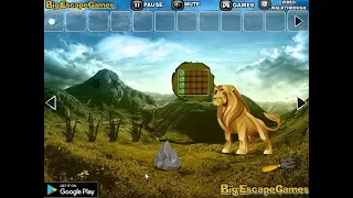 Big Gold Lion Land Escape Walkthrough [BigEscapeGames]