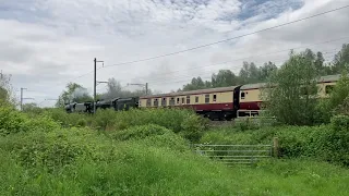 45231 & 46100 head ‘The Welsh Marches Whistler’ passing Bishton - Thursday 03/06/2021