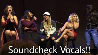 FIFTH HARMONY | 5 Great Soundcheck Vocals!! (7/27 Tour)