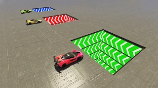Color-Coded Speed Boost Holes - GTA 5 Online