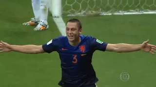 Espanha 1 x 5 Holanda melhores momentos Copa do Mundo Brasil 2014