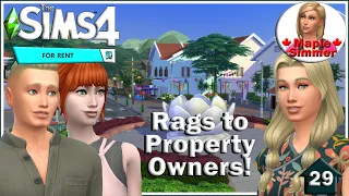 Finally, Landlords! Pt 29: Rags to Property Owners (Sims 4 For Rent)