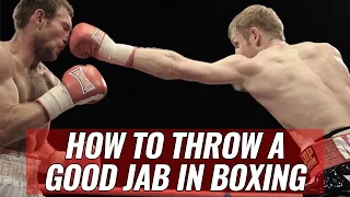 How to throw a perfect jab in boxing | Subscribe for more