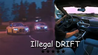 Illegal street DRIFT in BMW M4 G82