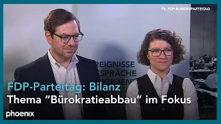 FDP-Parteitag: Talk mit Ann-Kathrin Büüsker, DLF, und Paul-Anton Krüger, SZ | 28.04.2024
