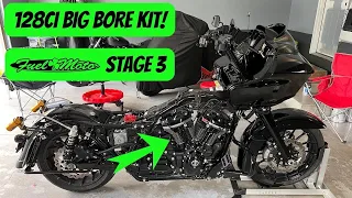 FUEL MOTO 128ci BIG BORE KIT INSTALLED ON MY 2019 ROAD GLIDE SPECIAL! *HUGE UPGRADE*
