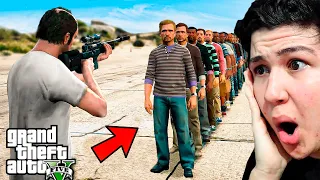 ¿Cuantas PERSONAS Puedes MATAR con 1 BALA en GTA 5? Grand Theft Auto 5 - GTA V