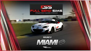 iRacing - Full Send Sims Spec Miata Series || Round 2 - Homestead-Miami