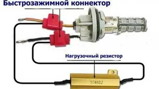 Обманка для LED-ламп на Dacia/Renault Logan, Sandero, Duster, Clio, Symbol