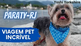 Viagem INCRÍVEL com PET para PARATY - RJ