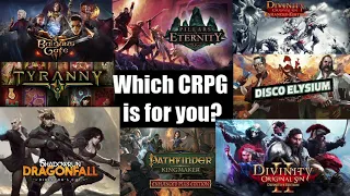 CRPG Buyer's Guide - Top 5 - Which CRPG is for you?