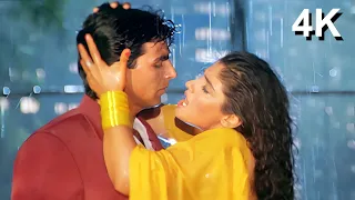 4K VIDEO Tip Tip Barsa Paani | SUPERHIT RAIN SONG | Mohra Song | Akshay Kumar & Raveena Tandon