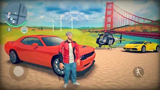 Helicopter Drone and Cars Open World Driving Simulator - Android IOS Gameplay.