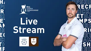 Live Stream: Hampshire v Surrey - Vitality County Championship, Day Two