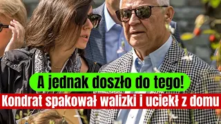 Marek Kondrat spakował walizki i uciekł z domu! Stało się coś niespodziewanego!