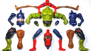 Assemble Avengers Toys | Spider-Man VS Hulk Smash VS Captain America VS Siren Head ~ Avengers