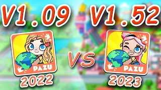 V1.09 OLD vs NEW ❤️ AVATAR WORLD ❤️ Toca Boca ❤️ PAZU ❤️ Toca Life World 🌎