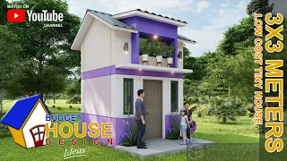 3X3 METERS LOW-COST TINY HOUSE