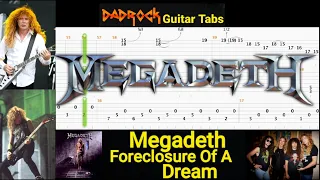 Foreclosure Of A Dream - Megadeth - Guitar + Bass TABS Lesson