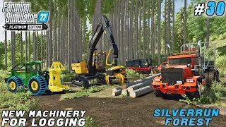 Production POTATO FOOD, making LONG LOGS with new vehicles | Silverrun Forest | FS 22 | ep #28