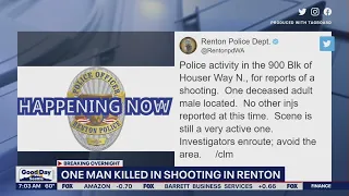 One man killed in shooting in Renton | FOX 13 Seattle
