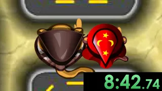 So I tried speedrunning Bloons Tower Defense 4 and created the perfect synergy