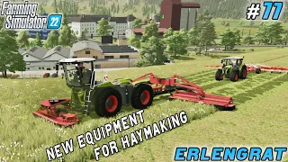 Big upgrade of hay making equipment | Erlengrat Farm | Farming simulator 22 | Timelapse #77