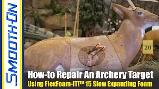 How To Repair an Archery Target Using FlexFoam-iT! 15 Tuff Stuff