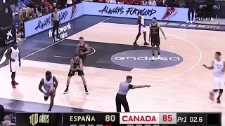 SPAIN VS CANADA! WILD ENDING! OT! FINAL MINUTES & OT HIGHLIGHTS! FIBA WARM UP! AUGUST 17 2023!