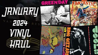 JANUARY 2024 VINYL HAUL - Christmas VCLT, Rhino SYEOR, King Gizzard, Green Day & more!