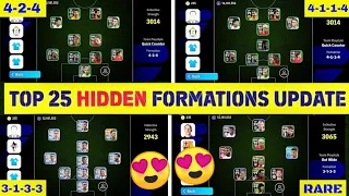 Top 25 New Formations Update With Playstyle Guide In eFootball 2024 Mobile | 424 Formation Update? 🤔