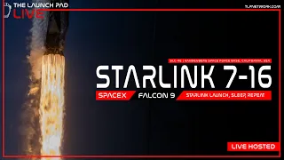 LIVE! SpaceX Starlink 7-16 Launch