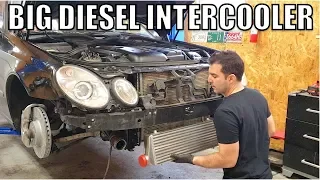 I Installed A Big Intercooler On My Turbo Diesel Mercedes So I Cut Open The Old One. What's Inside?