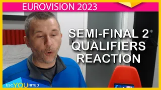 Eurovision 2023: REACTION to Semi-Final 2 Qualifiers