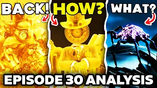 UPGRADED TITAN CLOCKMAN IS OP?! - EPISODE 30 SKIBIDI TOILET MULTIVERSE Easter Egg Analysis Theory