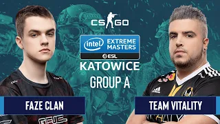 CS:GO - FaZe Clan vs. Team Vitality [Inferno] Map 3 - Group A - IEM Katowice 2020