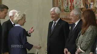 Mattarella incontra S.E. la Signora Ursula von der Leyen (09.06.22)